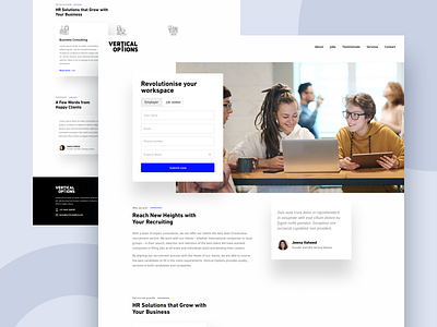 HR Consultancy Landing Page