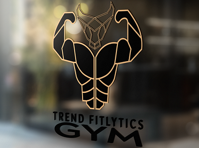 Gym Logo Mockup gym gym logo illustration illustrator logo logo design logodesign logos minimal modern logo