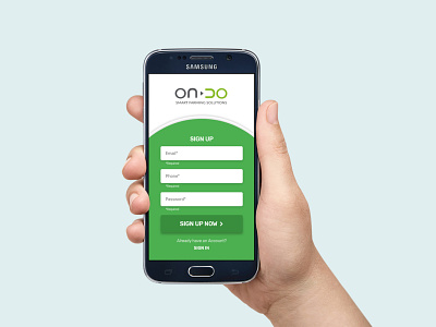 Ondo Sign Up Screen UI Design android android design app app design design mobile app ui