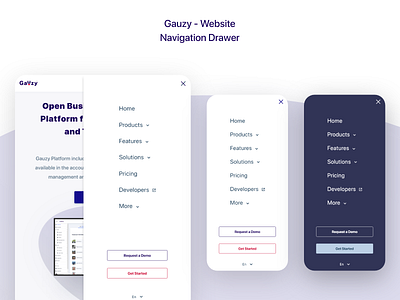 Gauzy Platform - Website - UX/UI Design & Prototype