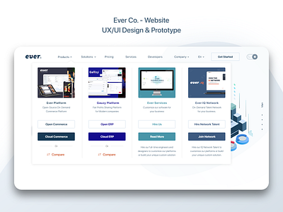Ever Co. - Website - UX/UI Design & Prototype