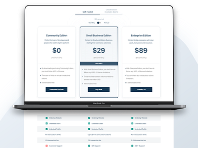 Ever Co. - Website - UX/UI Design & Prototype design pricing page pricing plan pricing table ui ui design uidesign