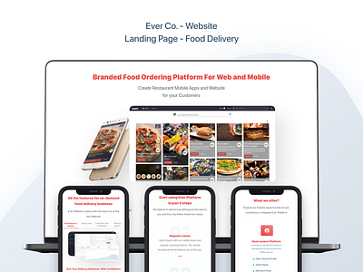 Ever Co. - Website - UX/UI Design & Prototype design landing design landing page landing page design landingpage ui ui design uidesign web design