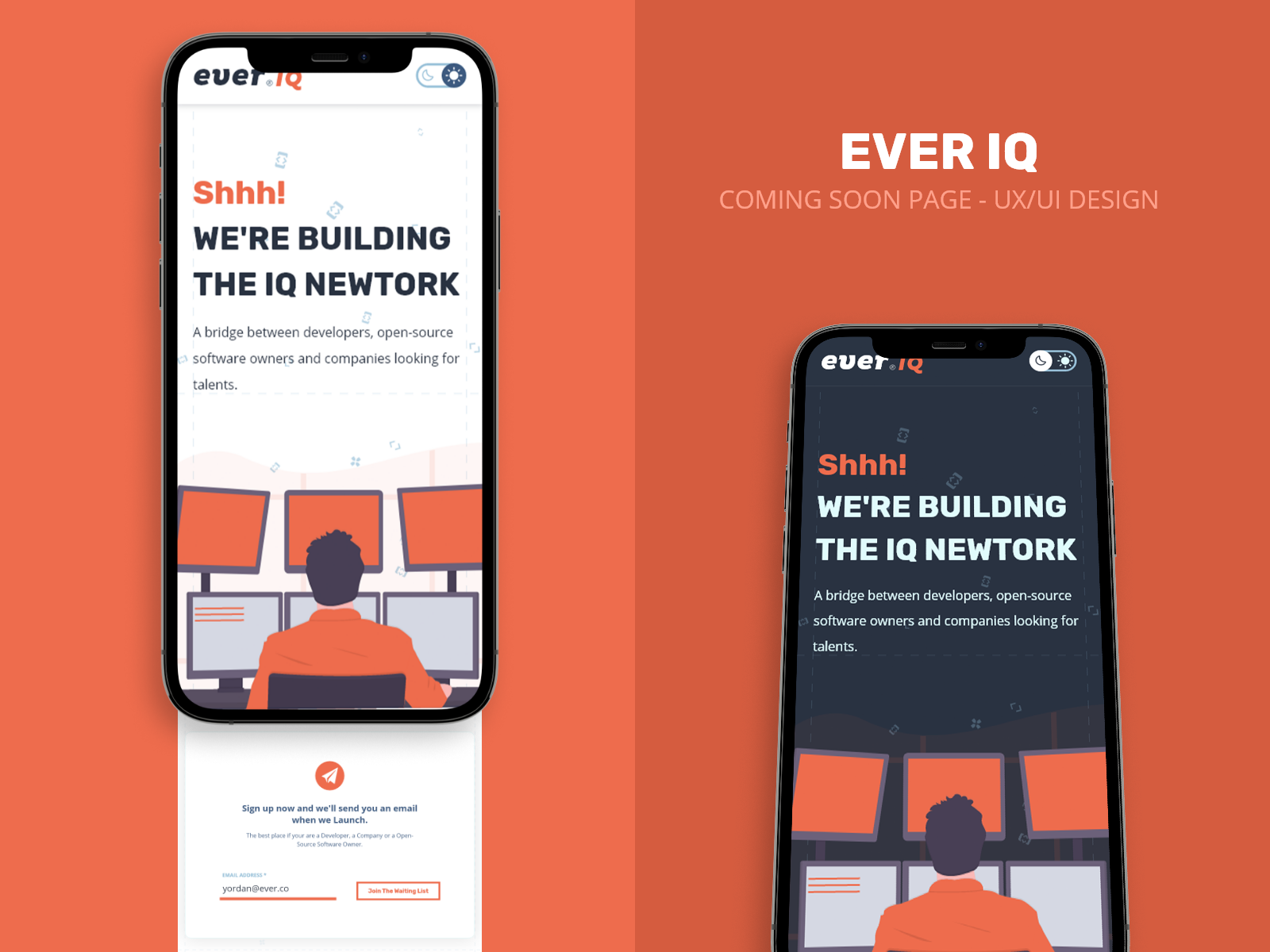 Ever IQ - coming soon page - UX/UI Design by Yordan Genovski on Dribbble