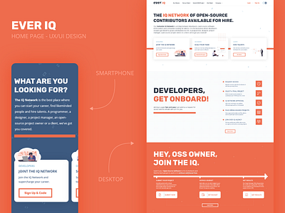 Ever IQ - UX/UI Design - Home Page