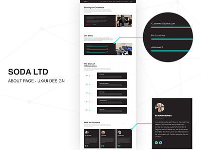 SODA - UX/UI Design - About Us Page
