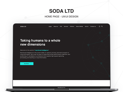 SODA - UX/UI Design - Home Page