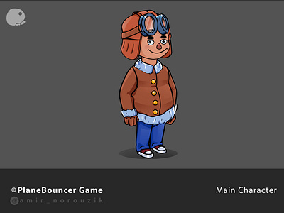 Plane Bouncer character design