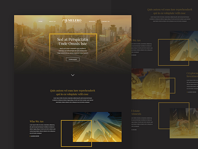 Dark Landing Page UI clean creative dark design desktop finance gradient landingpage ui ux website