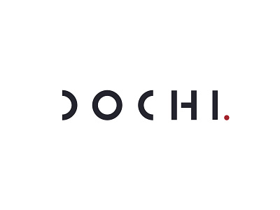 DOCHI brand branding character dochi female girl identity logo she typography women