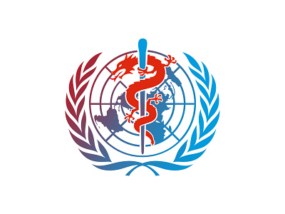 World Health Organization WHO china chinese coronavirus covid19 dragon easter home logo stay virus