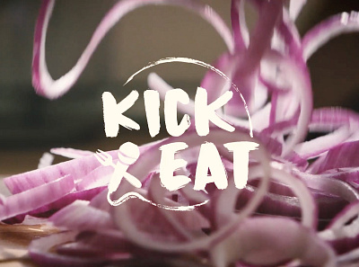 Kick Eat art direction identity visual identity