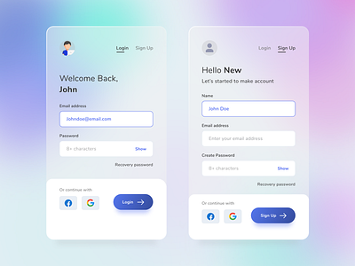 Daily UI #001 / Sign Up