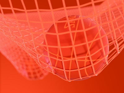 BASKETBALL NET - DECIMAL art basketball cinema4d design dynamics motion design orange redshift3d softbody