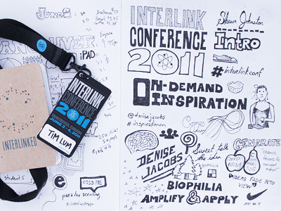 Interlink Conference 2011 conference doodles drawings notebook sketchbook