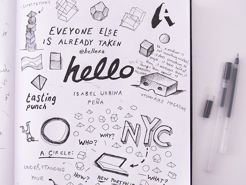 Creative Directions 2017: Sketchnotes typography sketchnotes sketch pen paper notebook ink illustration lettering drawn hand book