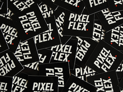 Pixel Flex – Stickers