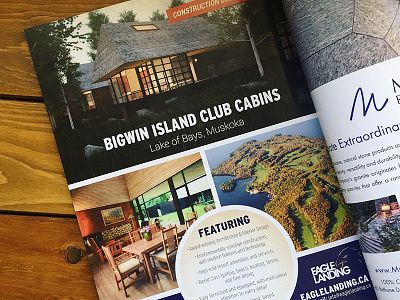 Bigwin Island Magazine Ad advertisement graphic design indesign magazine print print ad
