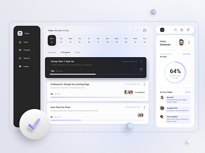 Project Management App Concept