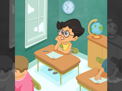 Classroom illustration