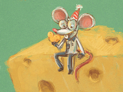 Cheese character cheese cute illustration mouse