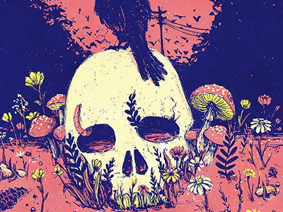 Thee Oh Sees Poster By Marianna Raskin On Dribbble