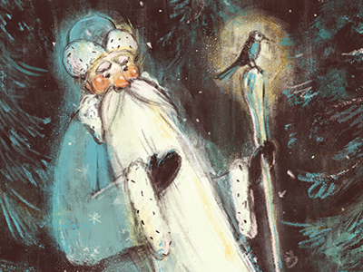 Detail #5 children illustration illustration snow winter