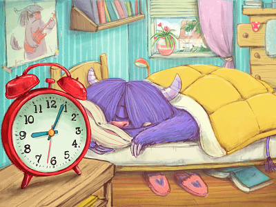 Sleeping Beauty character character design children illustration cute digital drawing illustration painting sleeping