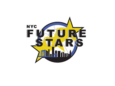 Future Stars basketball logo branding brooklyn bridge brooklyn ny graphic design logo print design