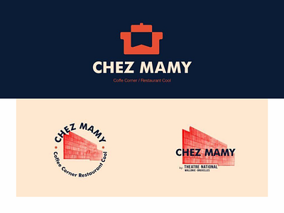 Chez Mamy logo branding creative design graphic design hello dribbble illustration logo ui ux vector