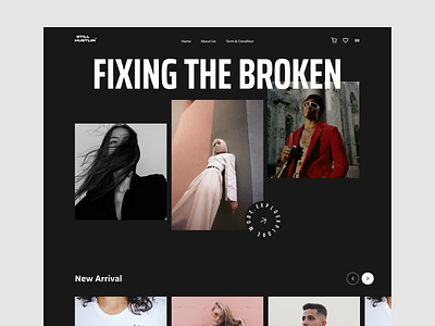 Still Hustlin - Fashion Landing Page