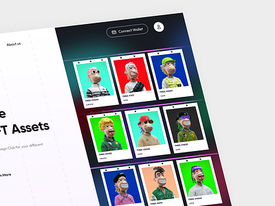 Monkey Face - NFT Marketplace 🐵 by Rasyid Shadiq for Nija Works on Dribbble