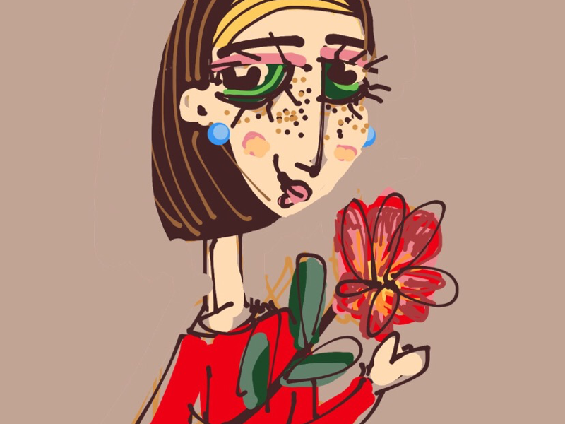 Dama draw insta art