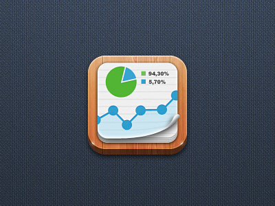 Statistics App icon app icon ios ios icon mobile icon