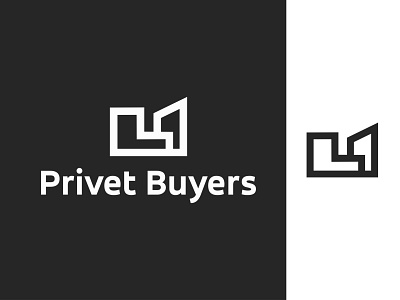 Real etate logo - privet buyers brand identity illustration logo property real estate real estate logo