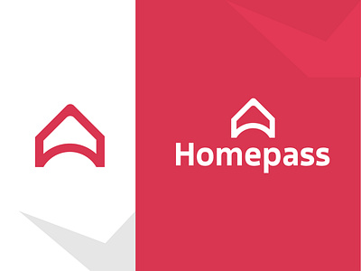 homepass - apartment rental logo apratment rental brand identity branding illustration logo logodesign real estate logo rent logo