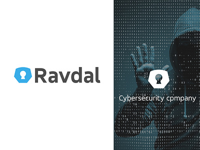 ravdal cybersecurity company brand identity cybersecurity logodesign