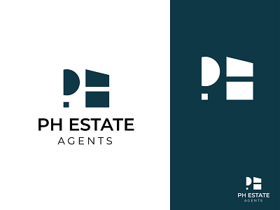ph estate agnecy - real estate logo brand identity branding logodesign property real estate logo