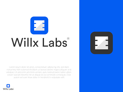 Willx Labs - computer chip company logo brand identity branding computer chip computer harware logo logodesign