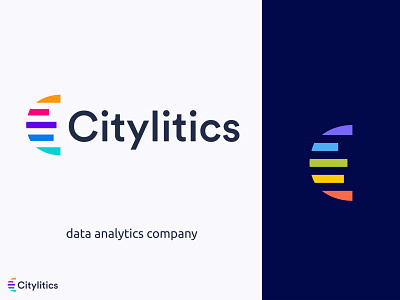 Citylitics Data analyitics logo brand identity data analysis data analysis logo logo logo design saas logo