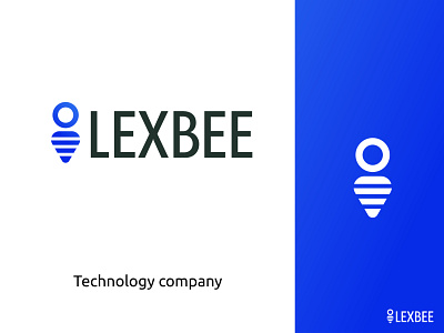 LEXBEE - technology company brand identity logo design tech company logo technology logo