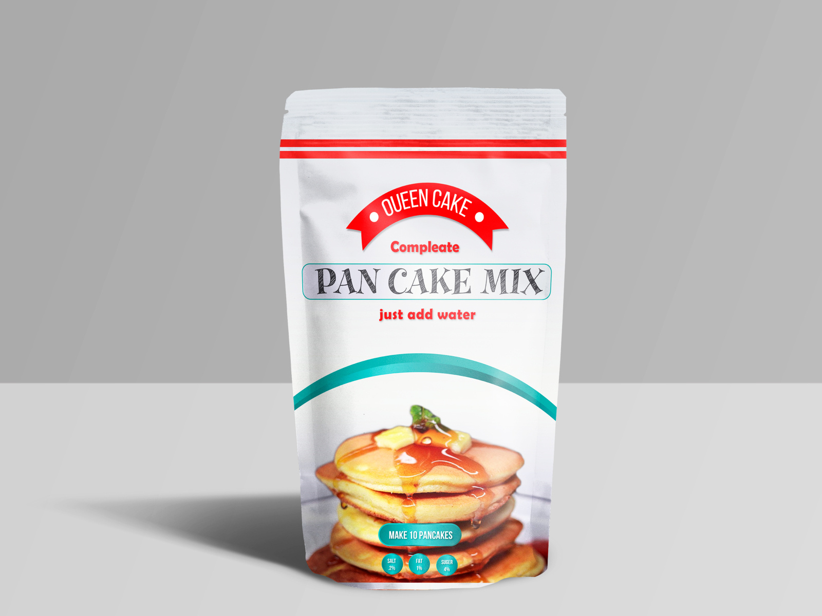 Pouch packaging design, pancake mix. by rakib ahmed on Dribbble
