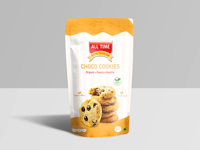 Pouch packaging design, cookies pouch.