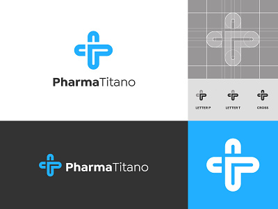 Pharma Titano Logo Concept