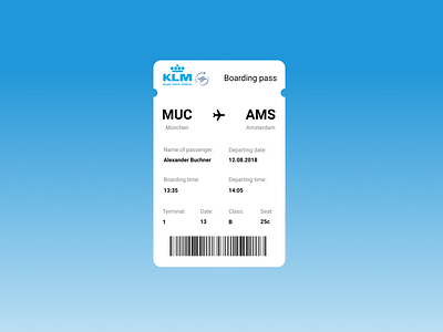 DailyUI #024 - Boarding pass app branding design flight app typography ui ux web