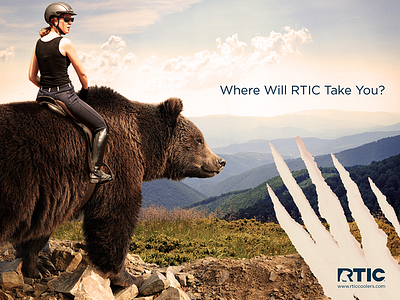 RTIC Bear Concept branding concept art graphic design