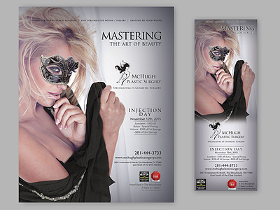 Plastic Surgery Magazine Ad art direction graphic design print advertising