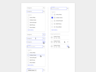 Dropdown multiselect exploration