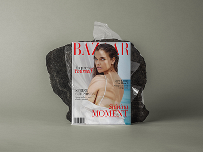 Magazine Cover for BAZAAR magazine magazine coverdesign