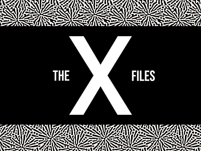 The X Files alien conspiracy danascully design detective foxmulder graphic illustrator mulderscully pattern thexfiles thexx tribute tv tv show xfiles